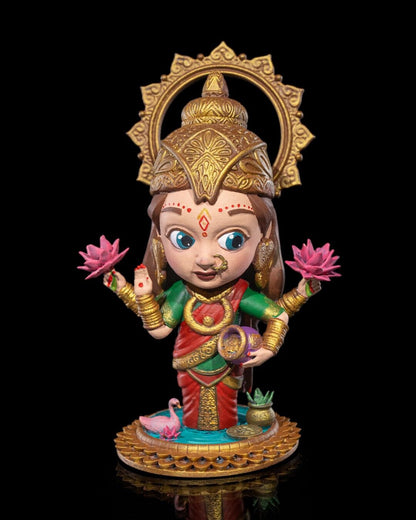 Chibi Lakshmi - Goddess of Wealth  'unpainted'