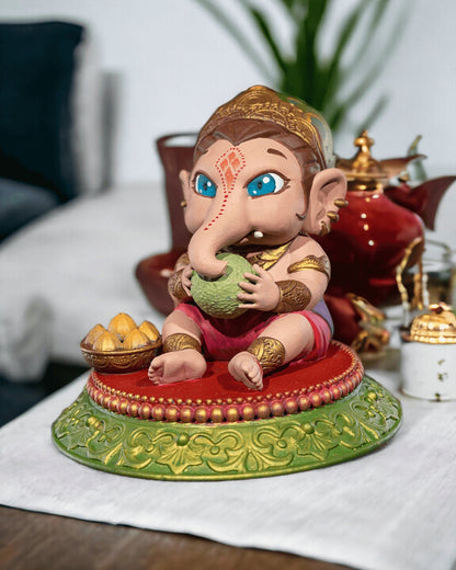 Chibi Ganesh Baby - Lover of Ladoos  'unpainted'