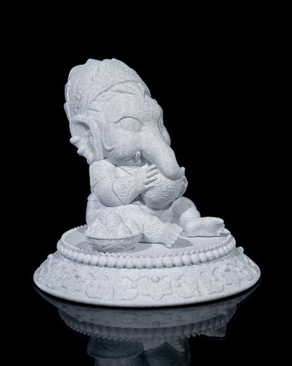 Chibi Ganesh Baby - Lover of Ladoos  'unpainted'