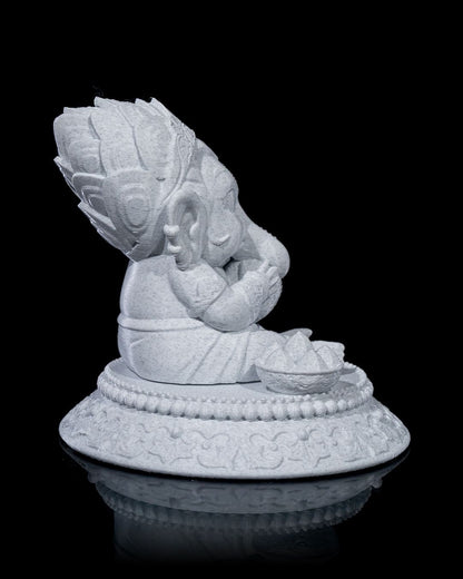 Chibi Ganesh Baby - Lover of Ladoos  'unpainted'