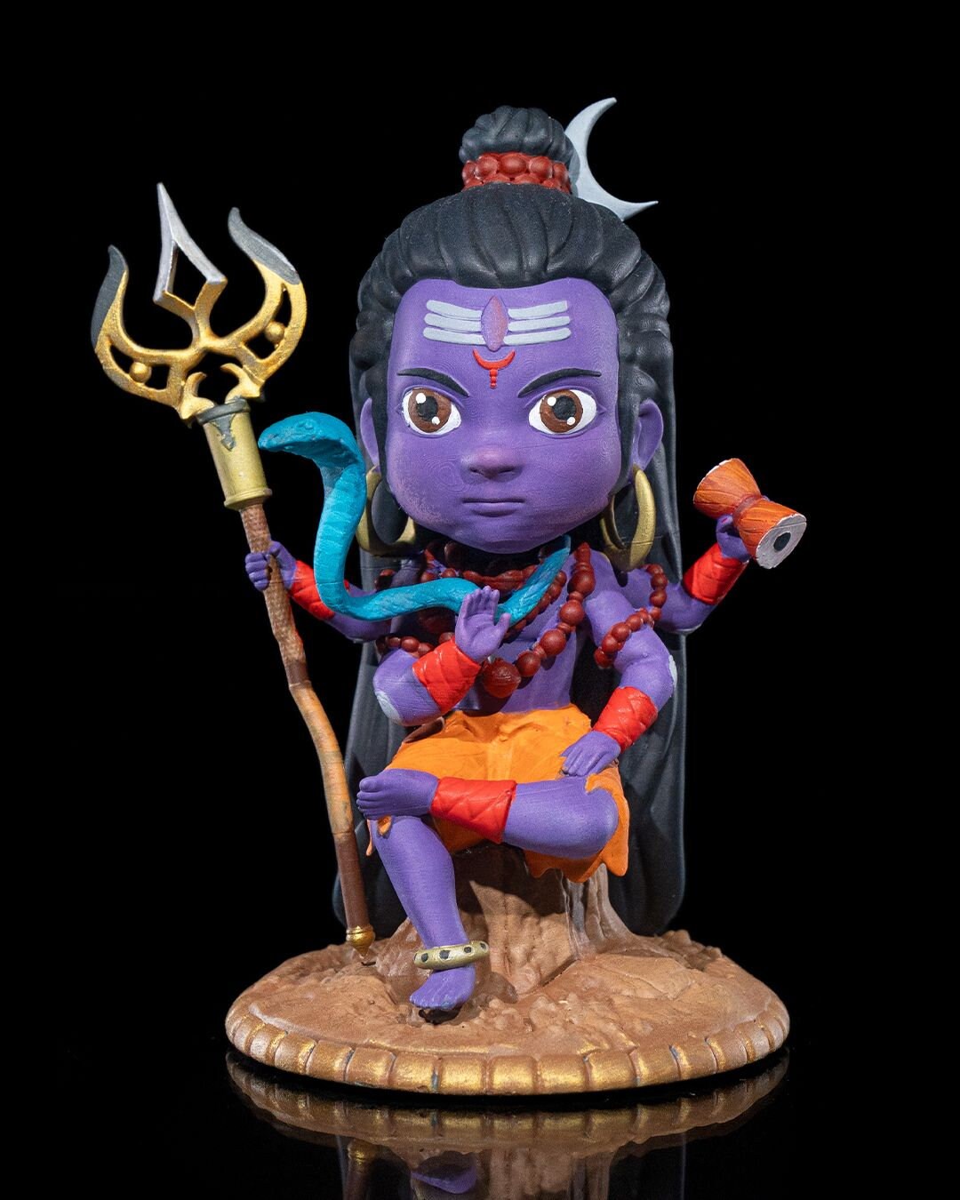 Chibi Shiva - The Destroyer Cute  'unpainted'