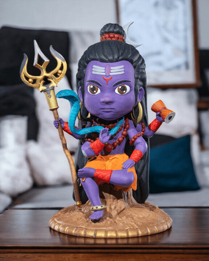 Chibi Shiva - The Destroyer Cute  'unpainted'