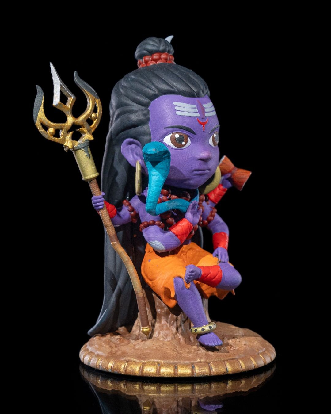 Chibi Shiva - The Destroyer Cute  'unpainted'