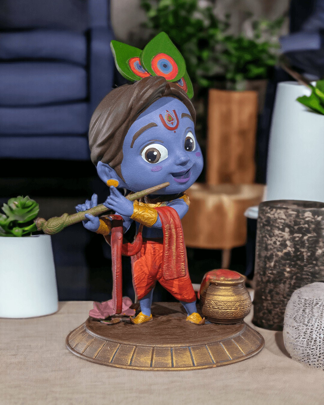 Chibi Krishna - The Divine Child 'unpainted'