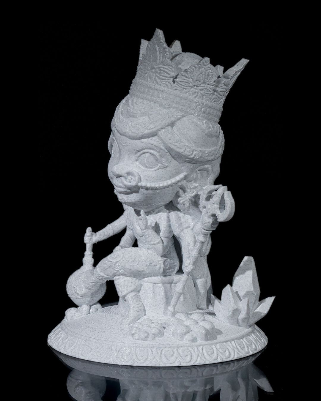 Chibi Durga- The Victorious Conqueror  'unpainted'