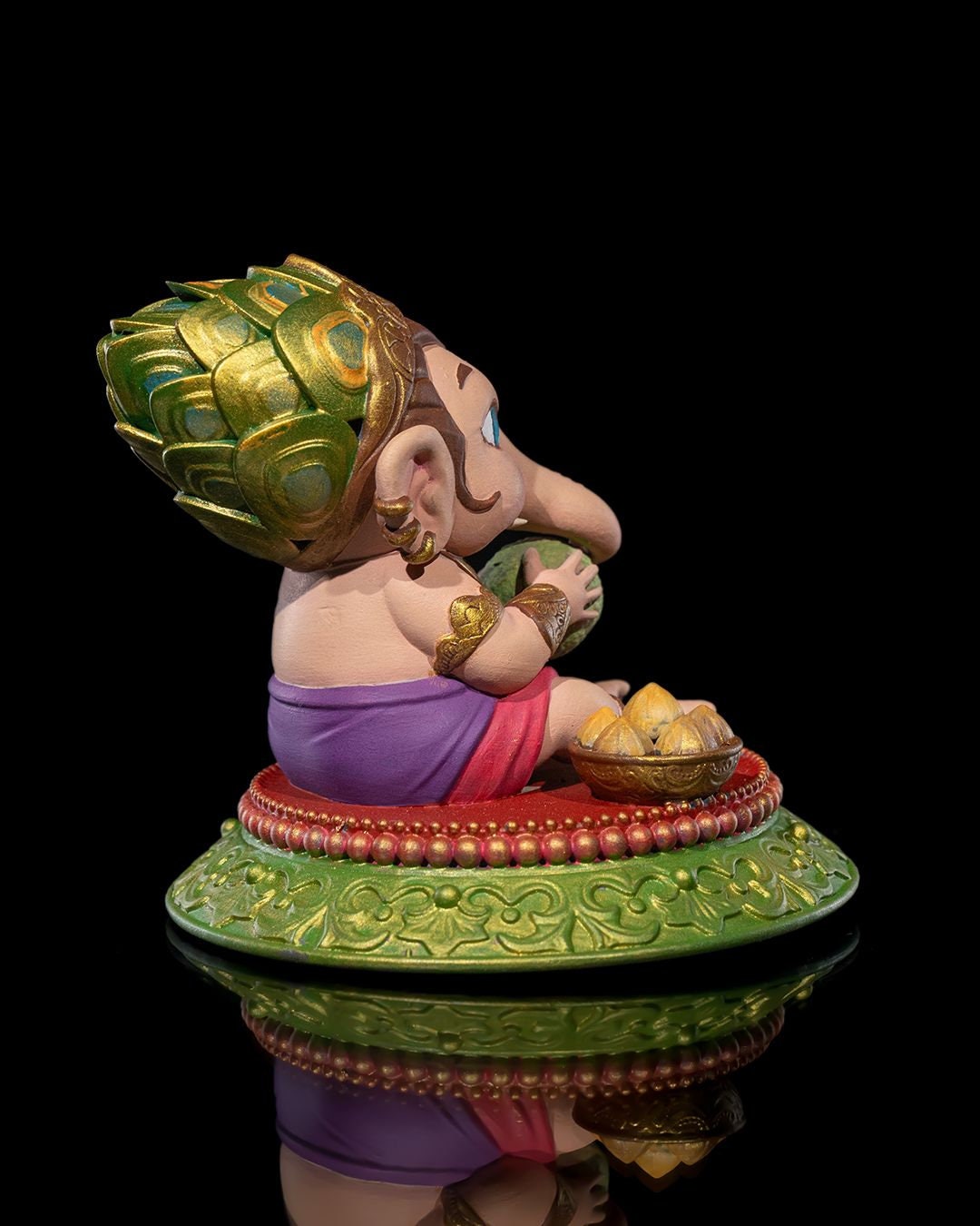 Chibi Ganesh Baby - Lover of Ladoos  'unpainted'