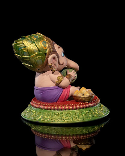 Chibi Ganesh Baby - Lover of Ladoos  'unpainted'