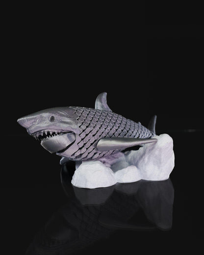 Great white shark fidget toy "30+ Colors to choose from"