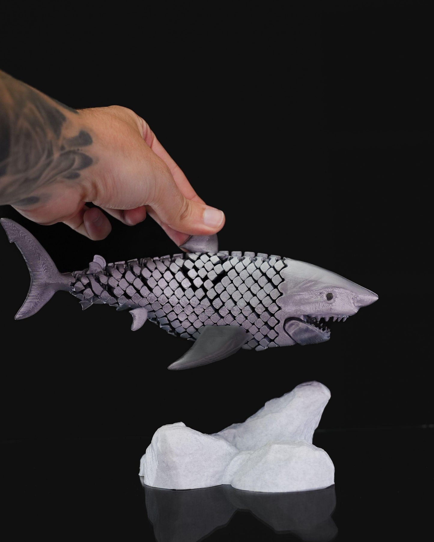 Great white shark fidget toy "30+ Colors to choose from"