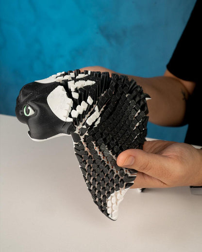 Manny, the Manta Ray - Multi-Color 3D Printed Model