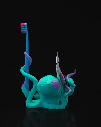 Octopus Toothbrush Holder - Standing – A Whimsical Touch for Your Bathroom