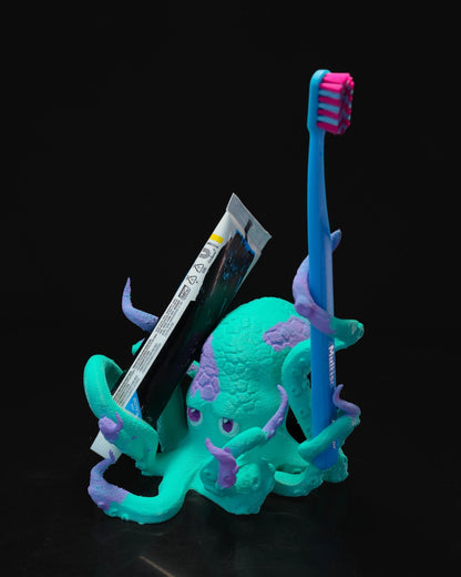 Octopus Toothbrush Holder - Standing – A Whimsical Touch for Your Bathroom