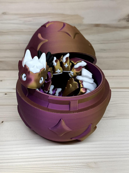 Atria the dragon with a custom egg