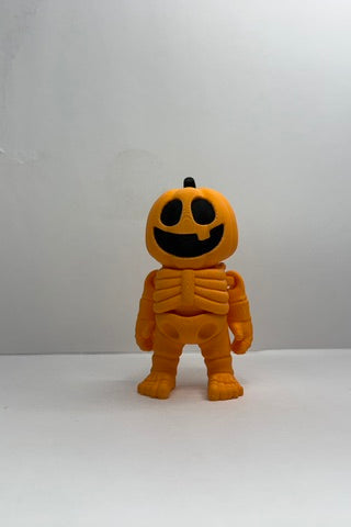 Large Pumpkin Skeleton Man – Halloween Collectible