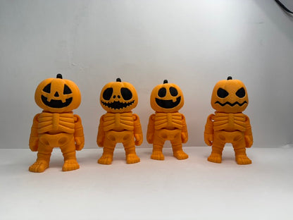 Large Pumpkin Skeleton Man – Halloween Collectible