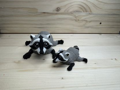 Articulating Raccoon – A Playful, Poseable Friend